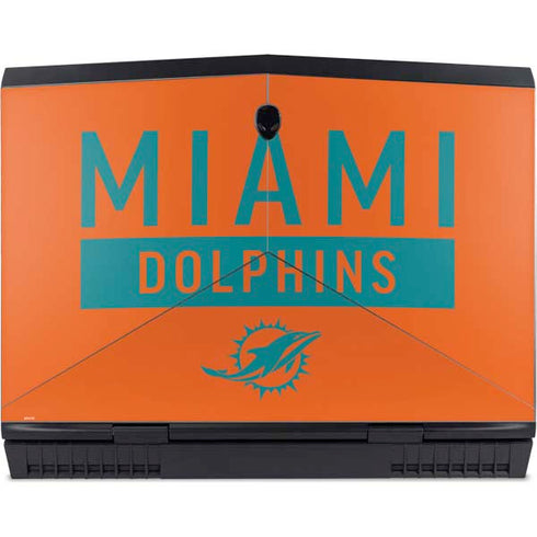NFL Miami Dolphins Orange Performance Series Dell Alienware Skin
